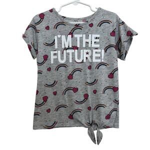 365 Kids Garanimals | I’m The Future Rainbow Tie Waist Tee Size 6 Girls Fantasy